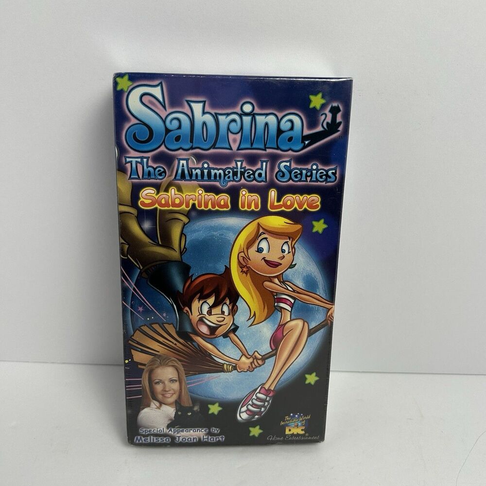 2001 Sabrina in LOVE Teenage Witch Animated Series VHS Melissa Joan Hart Sealed